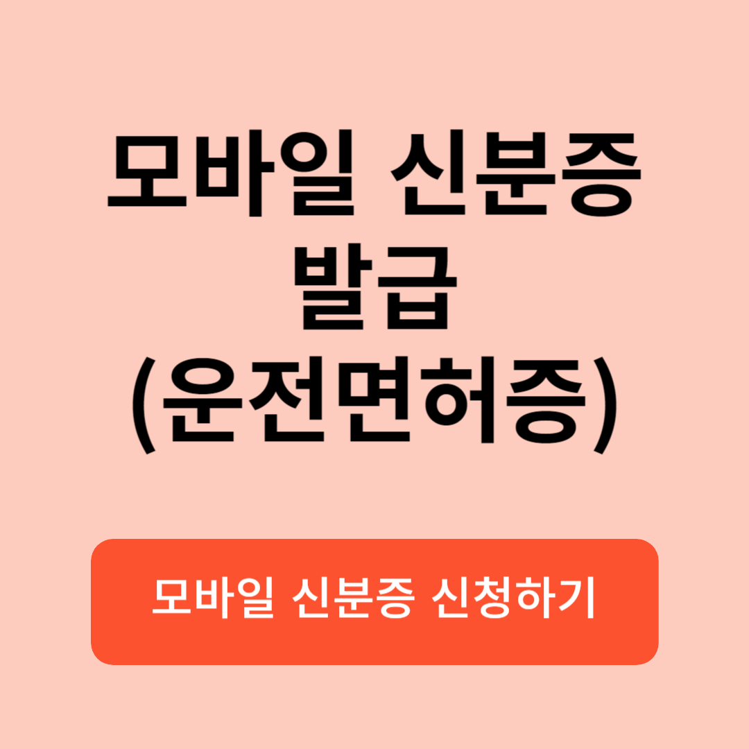 모바일 신분증 발급