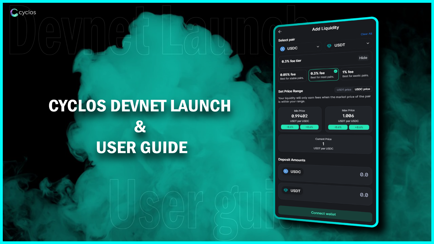  [Cyclos 사이클로스] Cyclos Devnet에 오신 것을 환영합니다