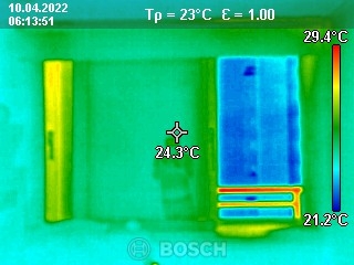 열화상 카메라 단열 점검 편리한 보쉬 18