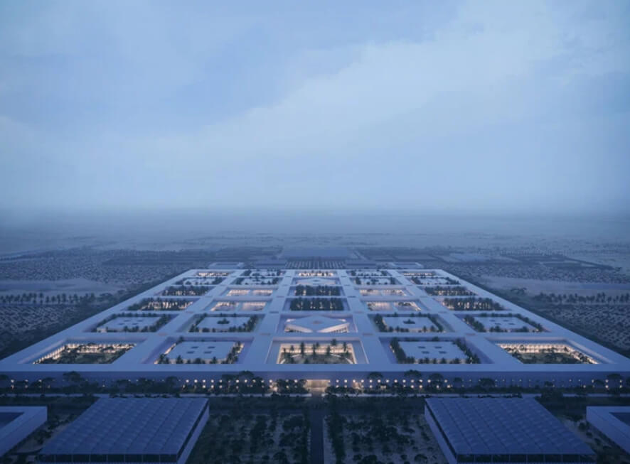  병원의 미래...카타르 도하 '알 다얀' 헬스 디스트릭트 OMA's 'al daayan' health district in doha will reimagine the future of hospitals