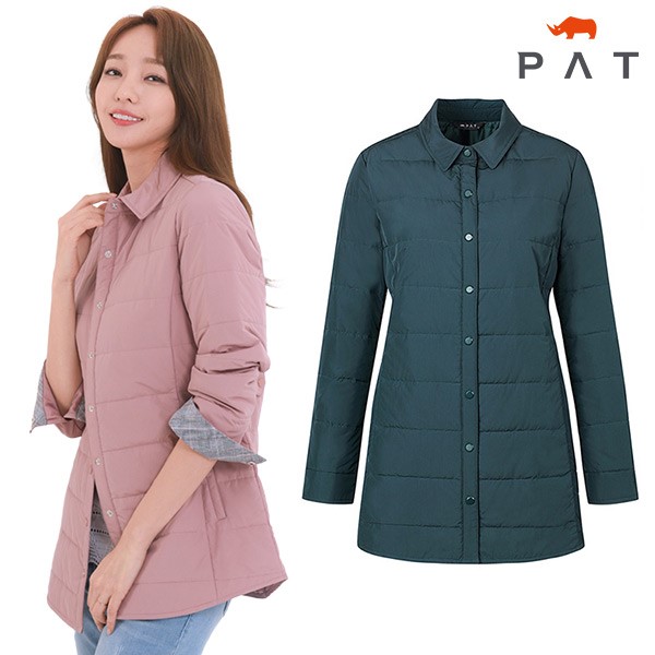 PAT pat 카라 패딩 셔츠
