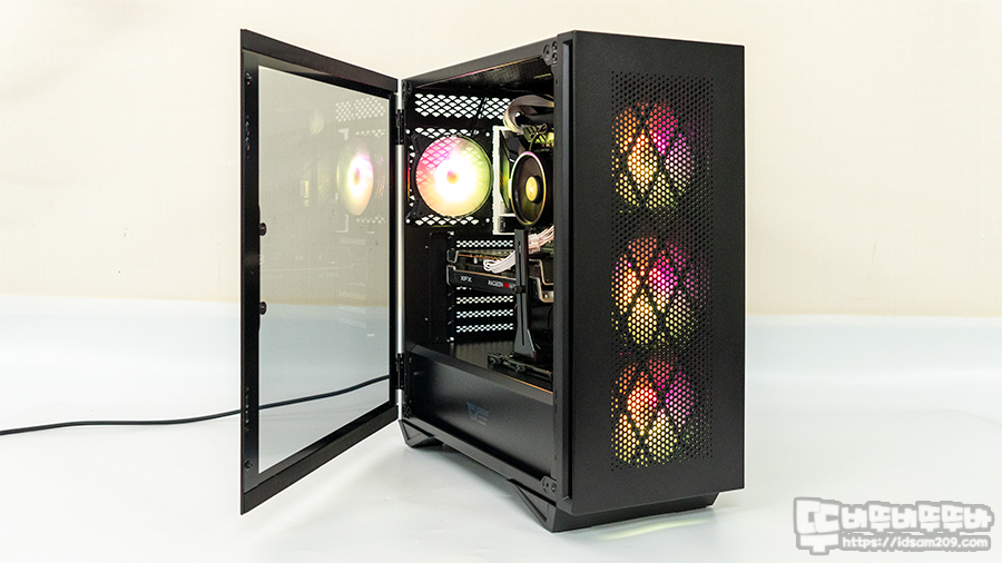  darkFlash DLS480 RGB 강화유리 미들타워 케이스