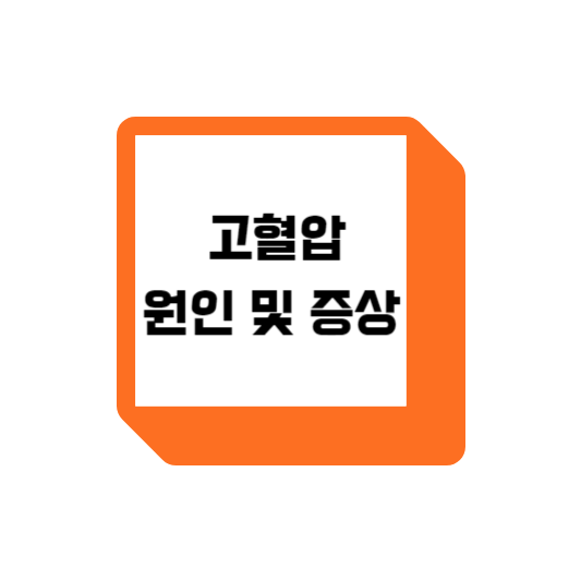 고혈압 원인 및 증상