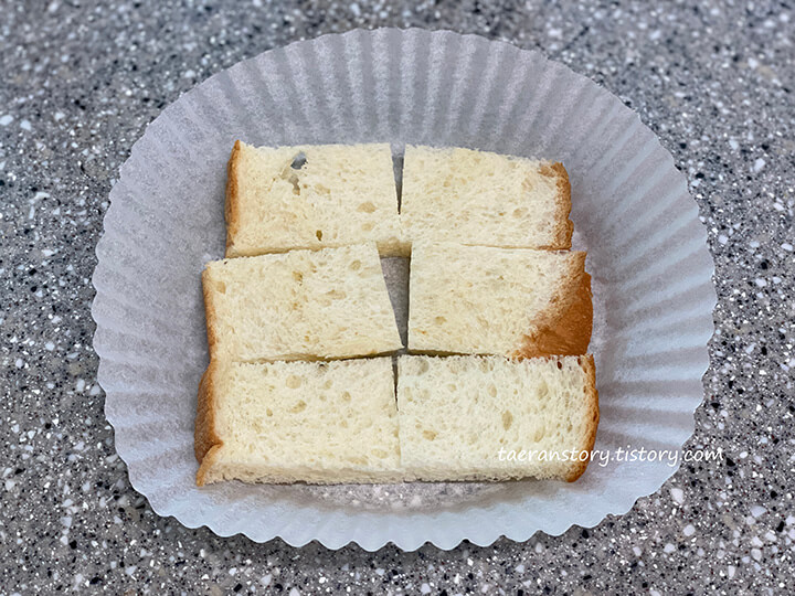 종이호일-식빵