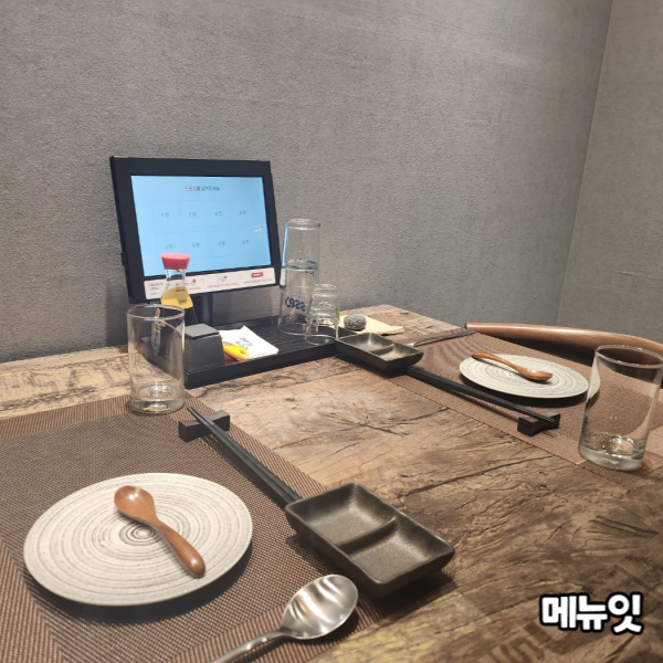  카메참치 참치집 테이블오더 메뉴잇 설치 사례
