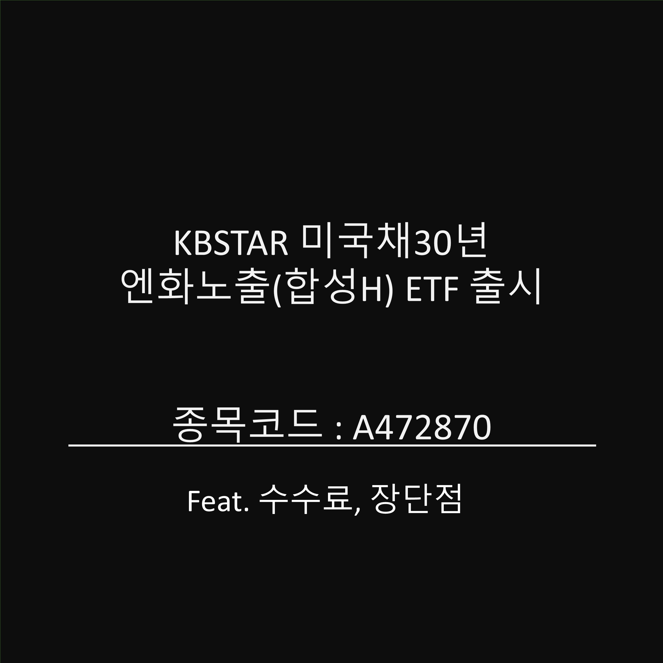 KBSTAR미국채30년엔화노출ETF