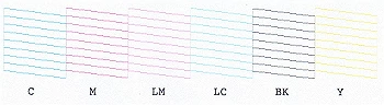 노즐 패턴 상태 좋음