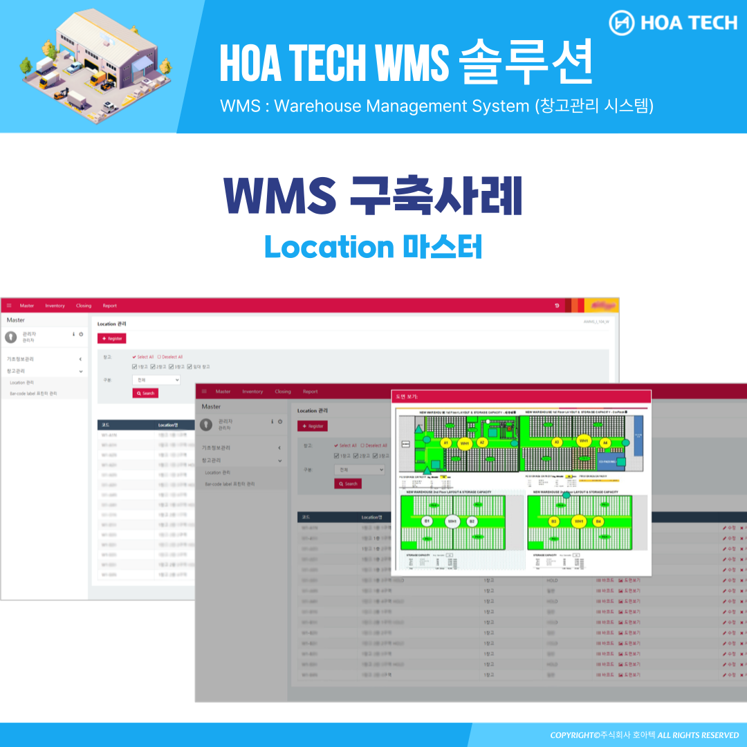 호아텍 WMS 솔루션, WMS 추천, 창고관리시스템, 중소기업 WMS, ERP 시스템