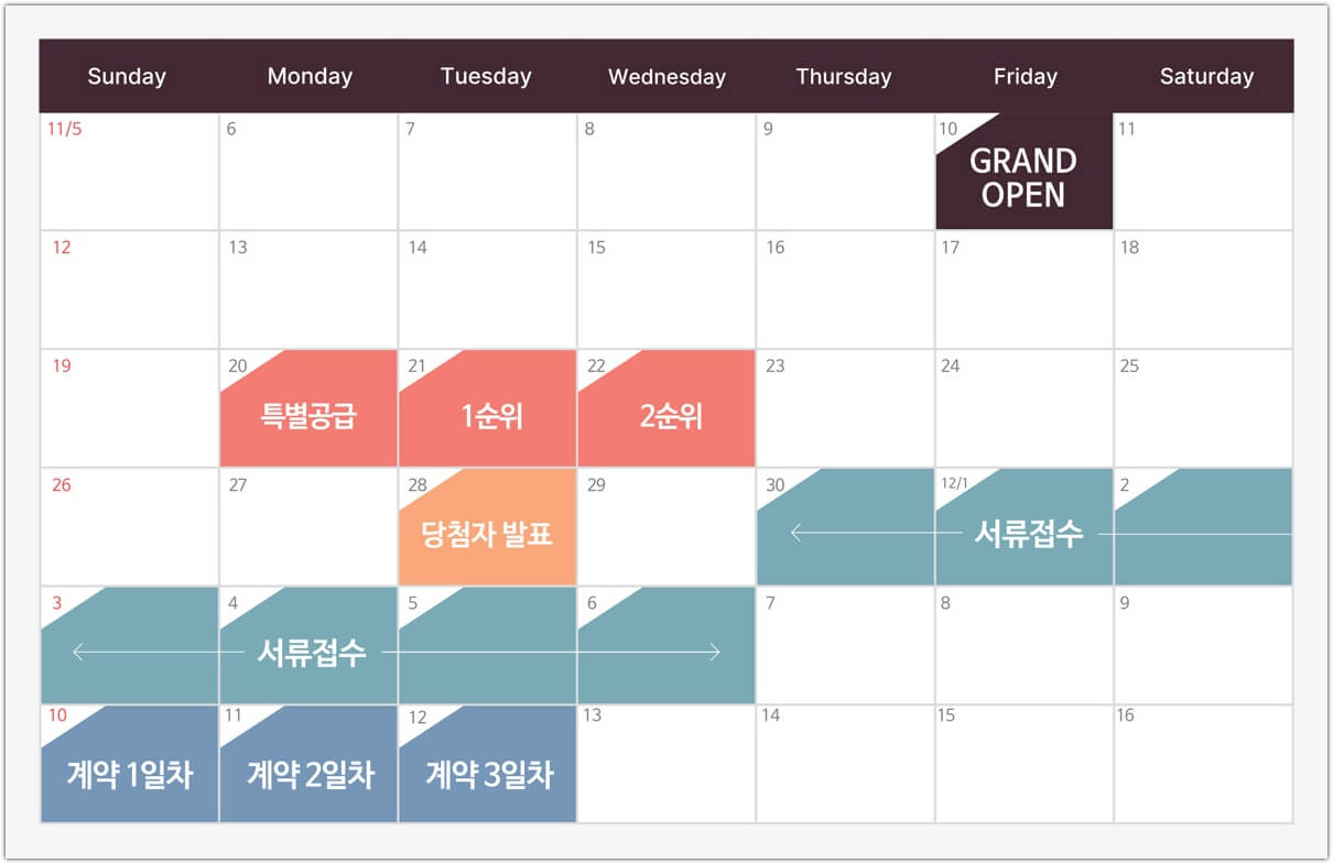 운정3 제일풍경채 당첨자 발표 및 정당계약 분양일정