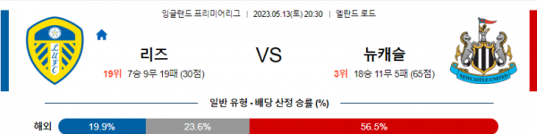  프리미어리그 리즈 대 뉴캐슬 분석