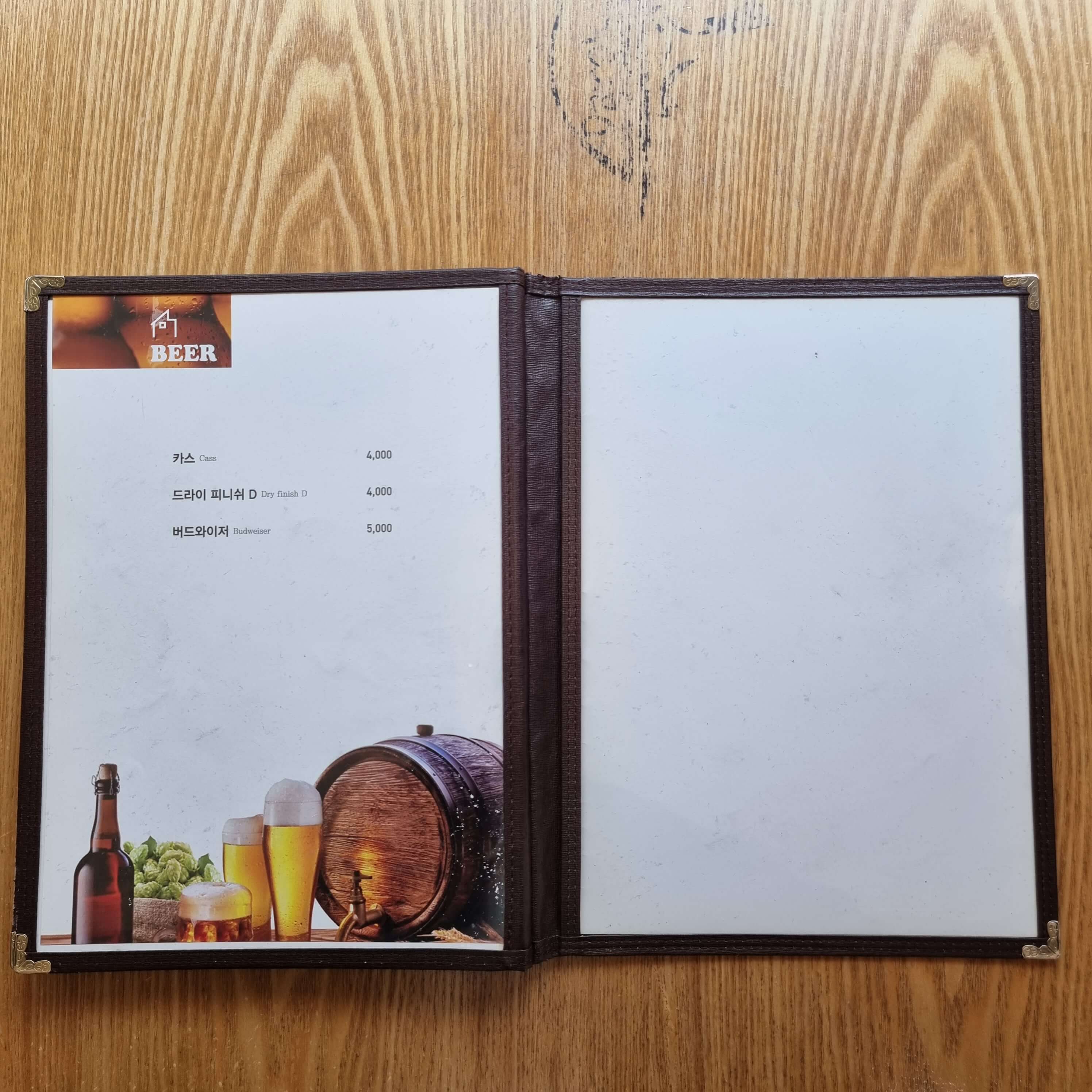 다락마을 메뉴판5
