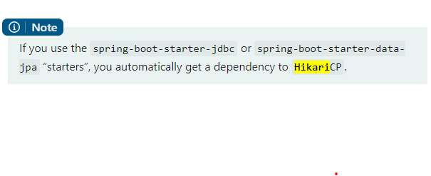  jdbc pool 이란? - feature hikariCP