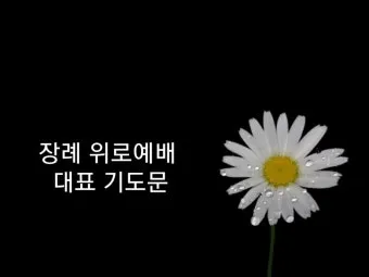 장례 위로예배 기도문 묵상 해석_8