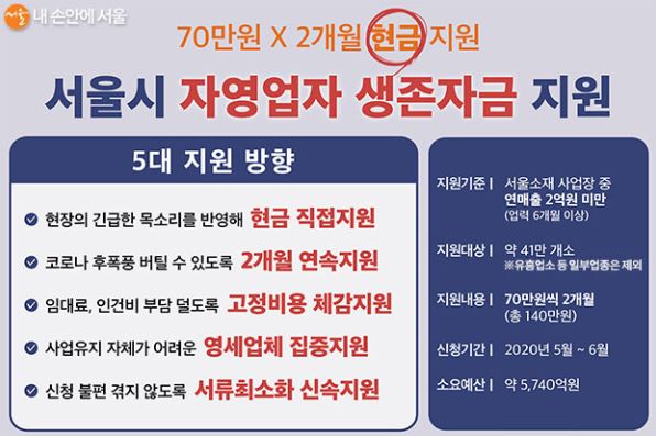 서울시 소상공인 지원금
