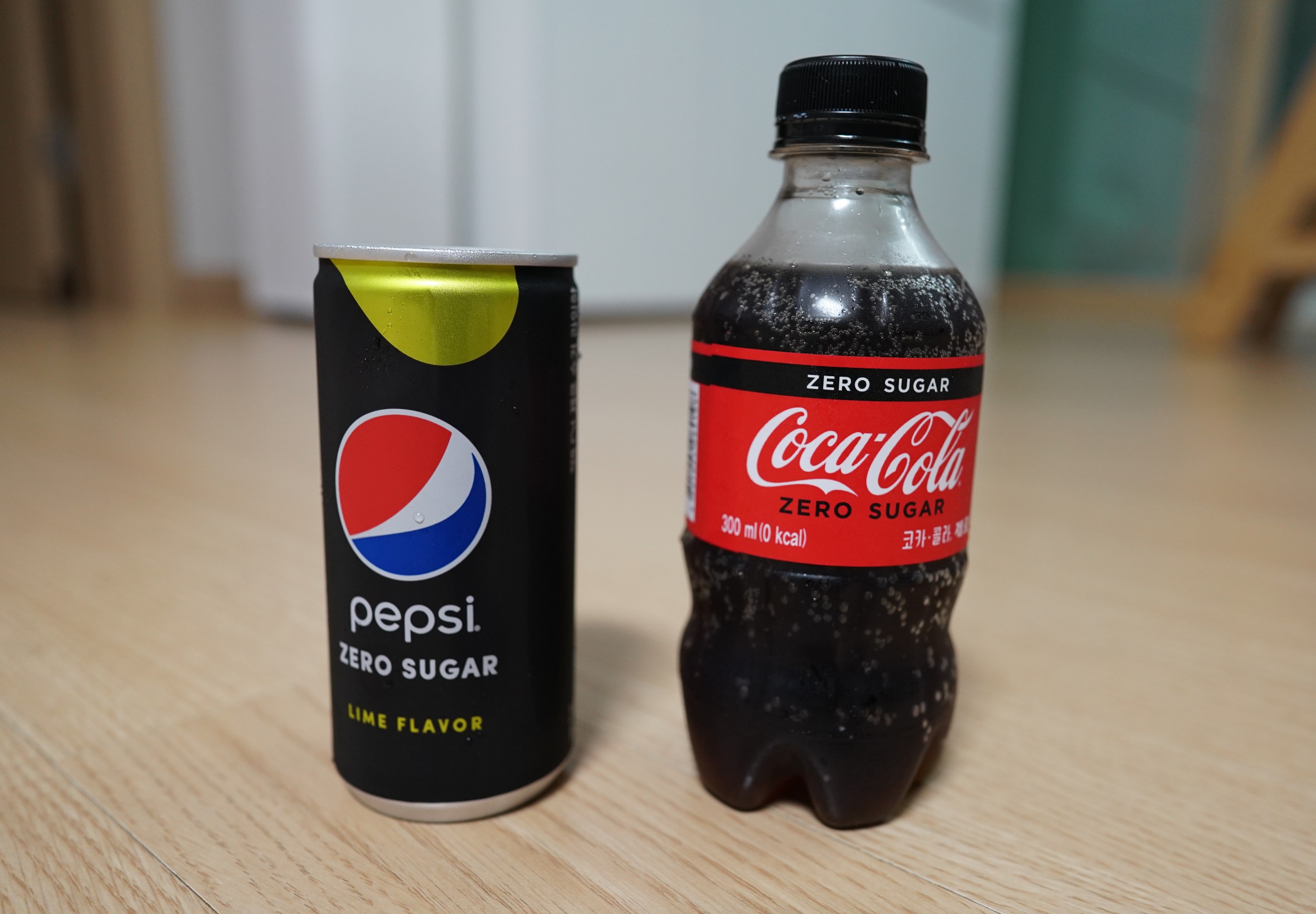  코카콜라 제로, 펩시 제로 슈거 비교