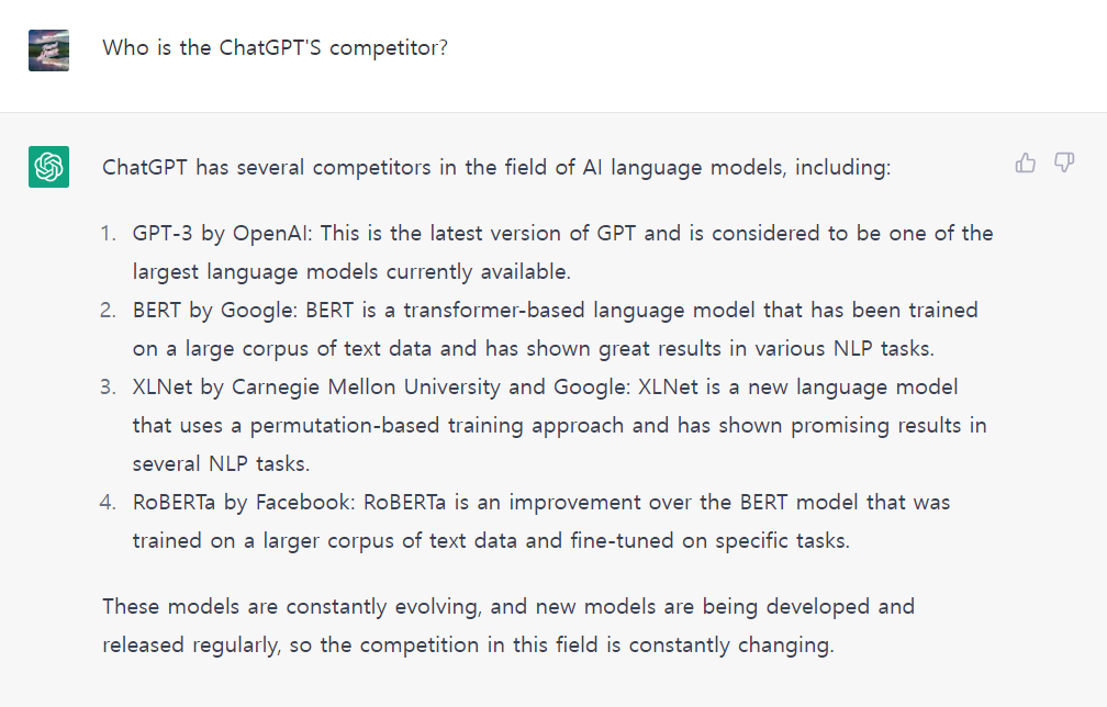 chatgpt-competitor