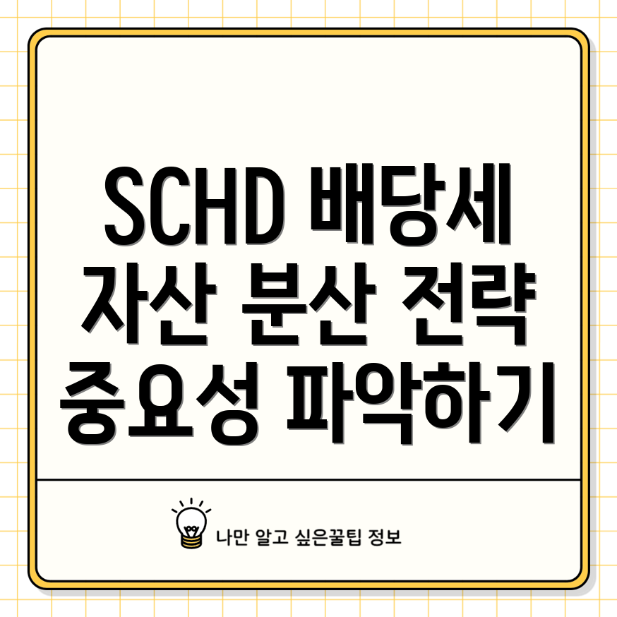 SCHD 배당금 세금 우대