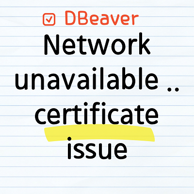 Network unavailable due to certificate issue