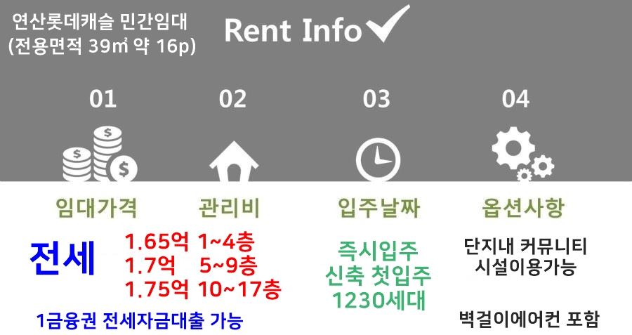 부산 아파트 전세 부산아파트전세 연산롯데캐슬골드포레 16