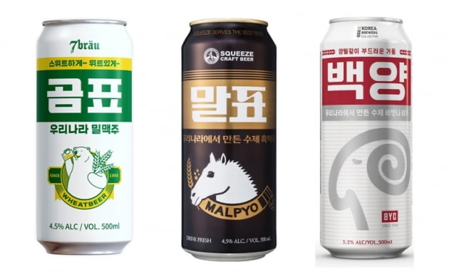  CU 곰표 말표 백양 수제 맥주 관련주 - 수제맥주 회사 매출