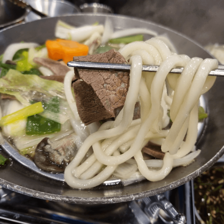 양지수육과 우동사리