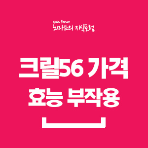  크릴56 가격 효능 정리