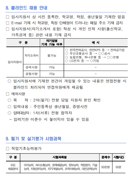 한전KDN 신입사원 채용 공고