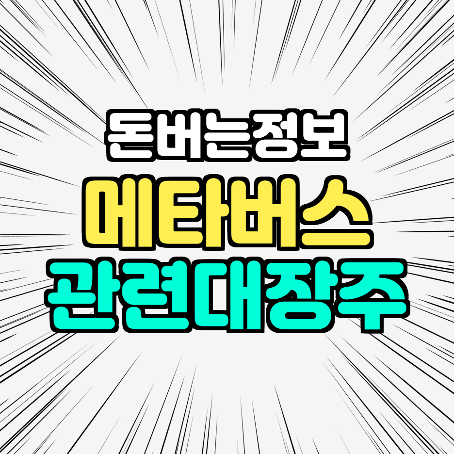  국내 메타버스 관련주, 대장주 톺아보기