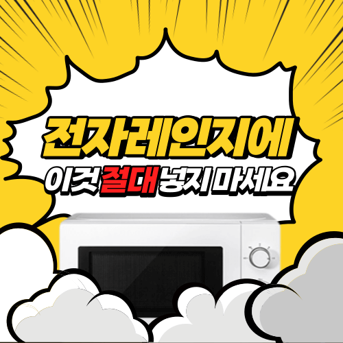 전자레인지에-넣으면-안되는것
