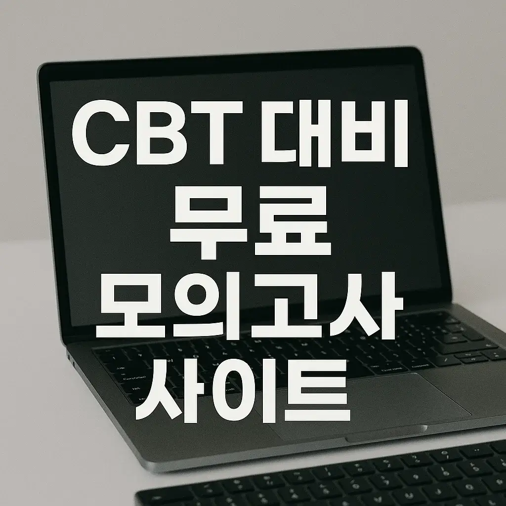 CBT 대비 무료 모의고사 사이트 총정리｜수험생 필독 리스트