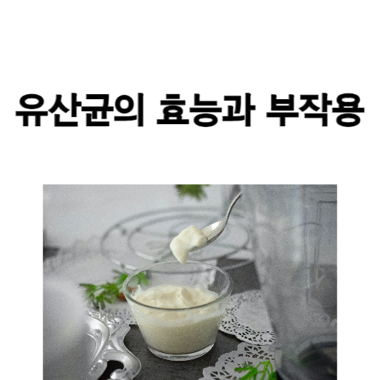 유산균의 효능과 부작용