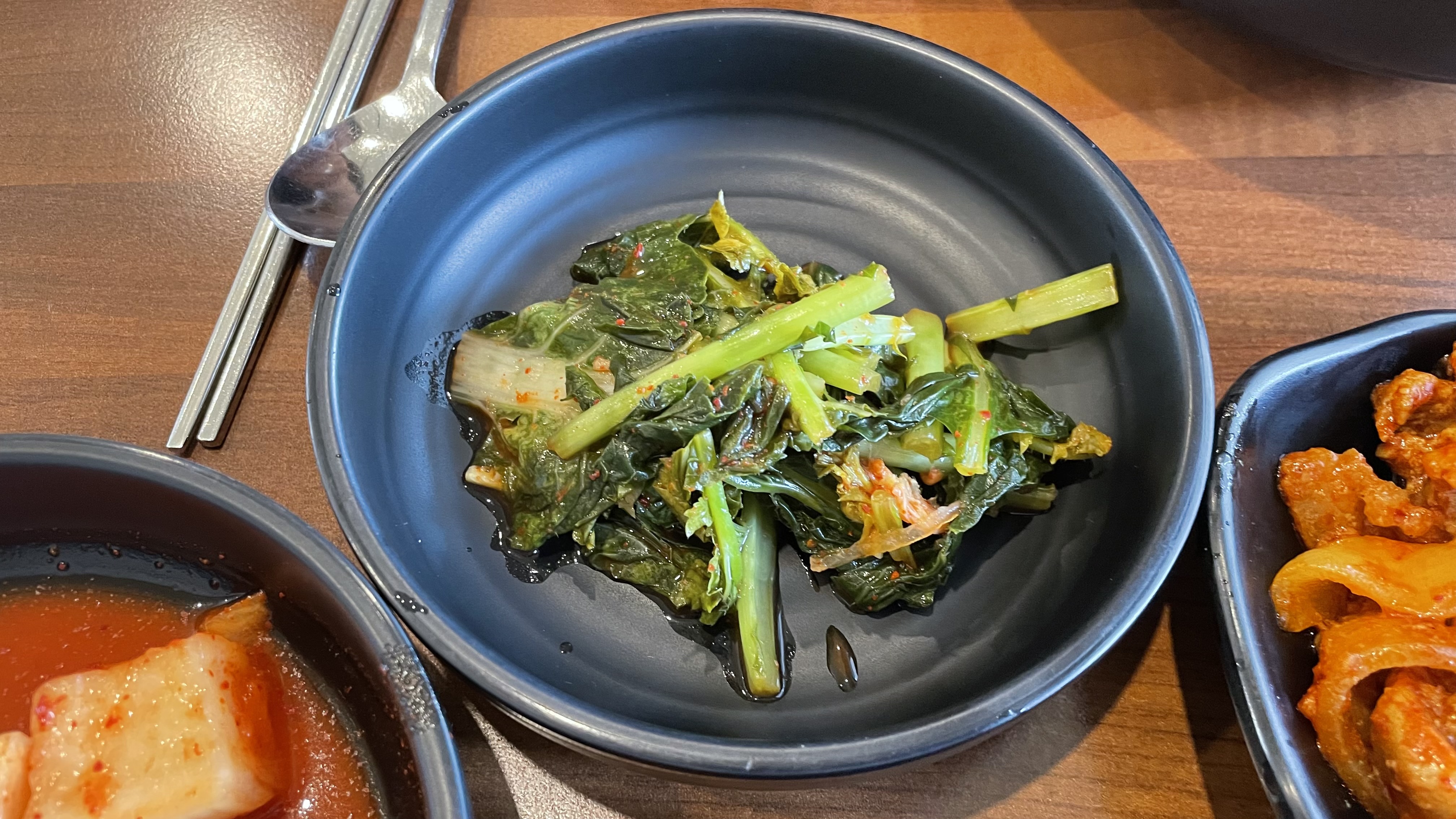 행복청국장 보리밥 기본반찬 열무김치