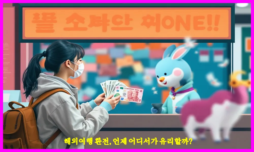 해외여행 환전, 언제 어디서가 유리할까?
