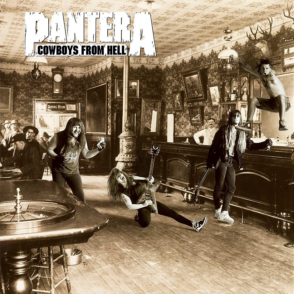 Pantera Cowboys from Hell Album Cover 판테라 앨범 커버