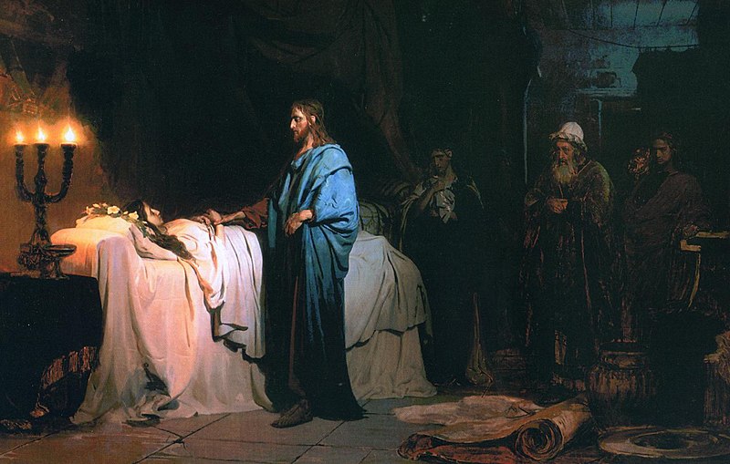  [갤러리] 야이로 딸의 부활 (The Revival of the daughter of Jairus): 일리야 레핀