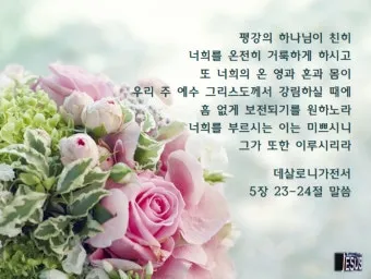 데살로니가전서 5장 16절 성경말씀 - 항상 기뻐하라 쉬지 말고 기도하라 범사에 감사하라_10