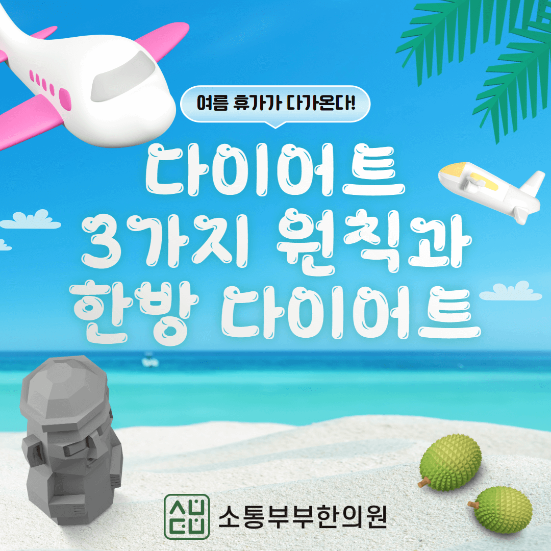  건강한 다이어트 방법! 3가지 원칙과 다이어트 한약