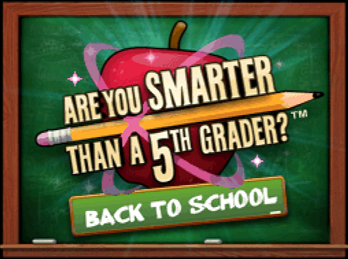  (NDS / USA) Are You Smarter than a 5th Grader Back to School - 닌텐도 DS 북미판 게임 롬파일 다운로드