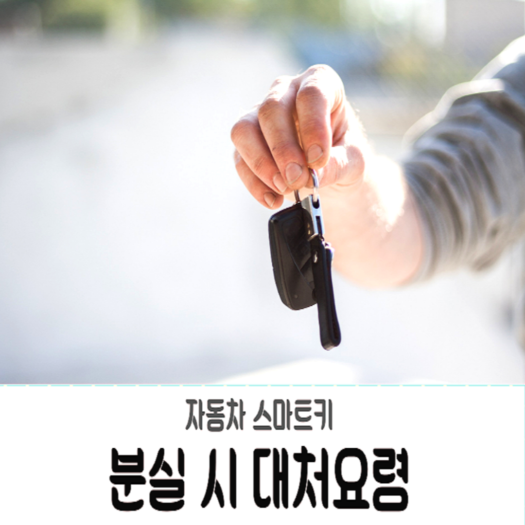  자동차 스마트키 분실 시 대처요령