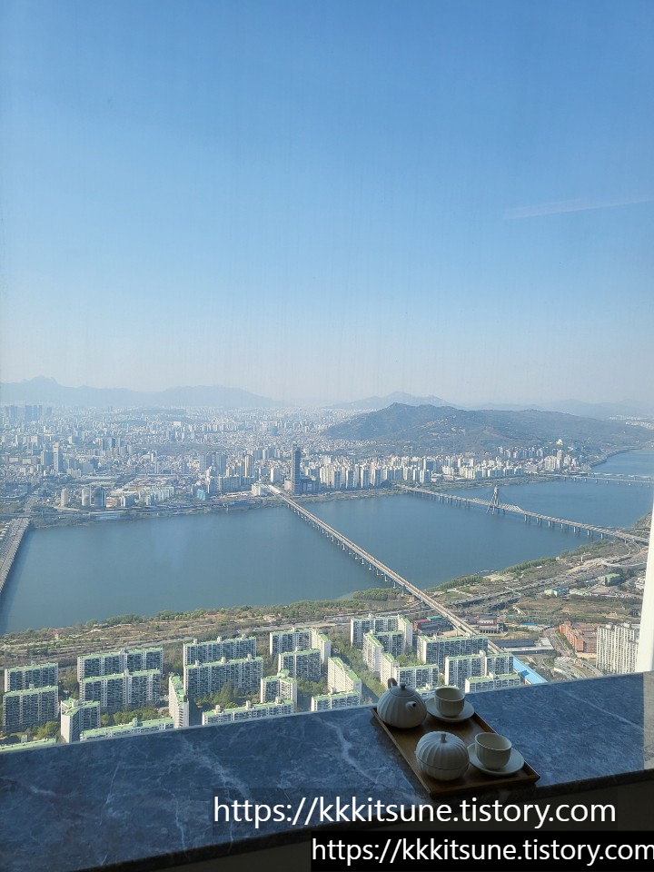 서울 잠실 롯데 시그니엘 한강뷰