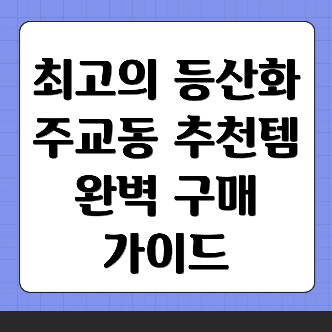고양 등산화
