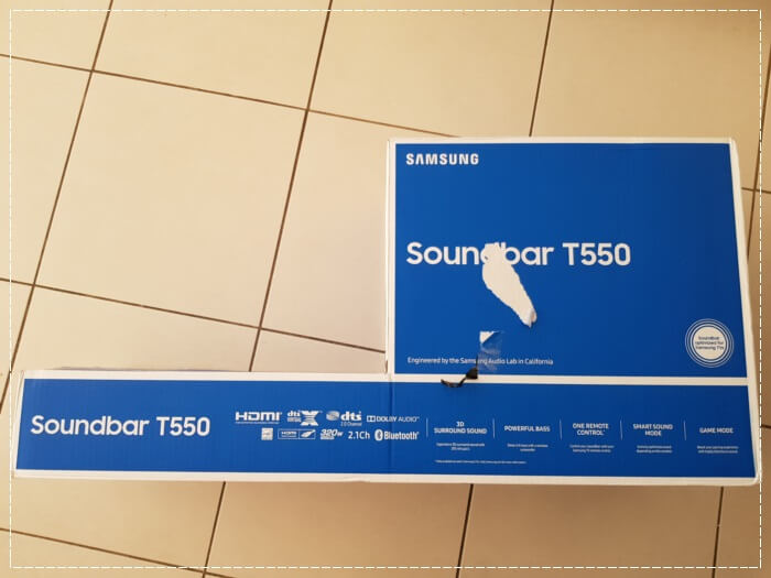삼성 사운드바 T550 박스