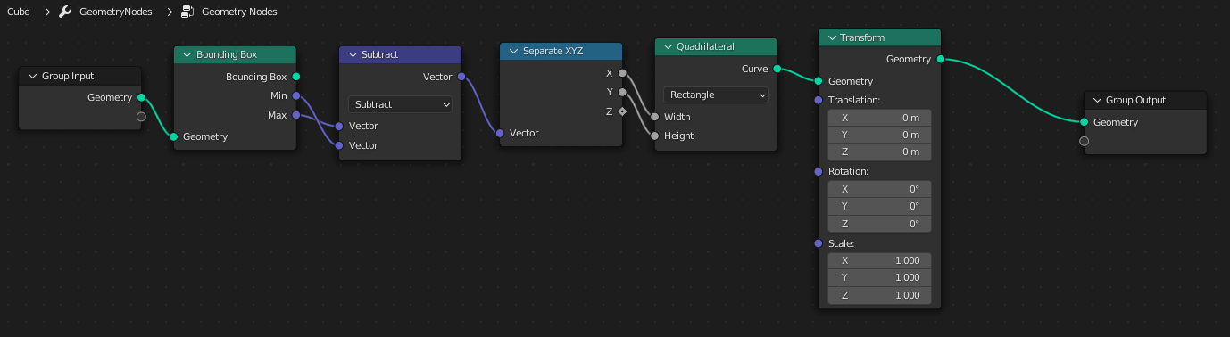 Transform 노드 추가