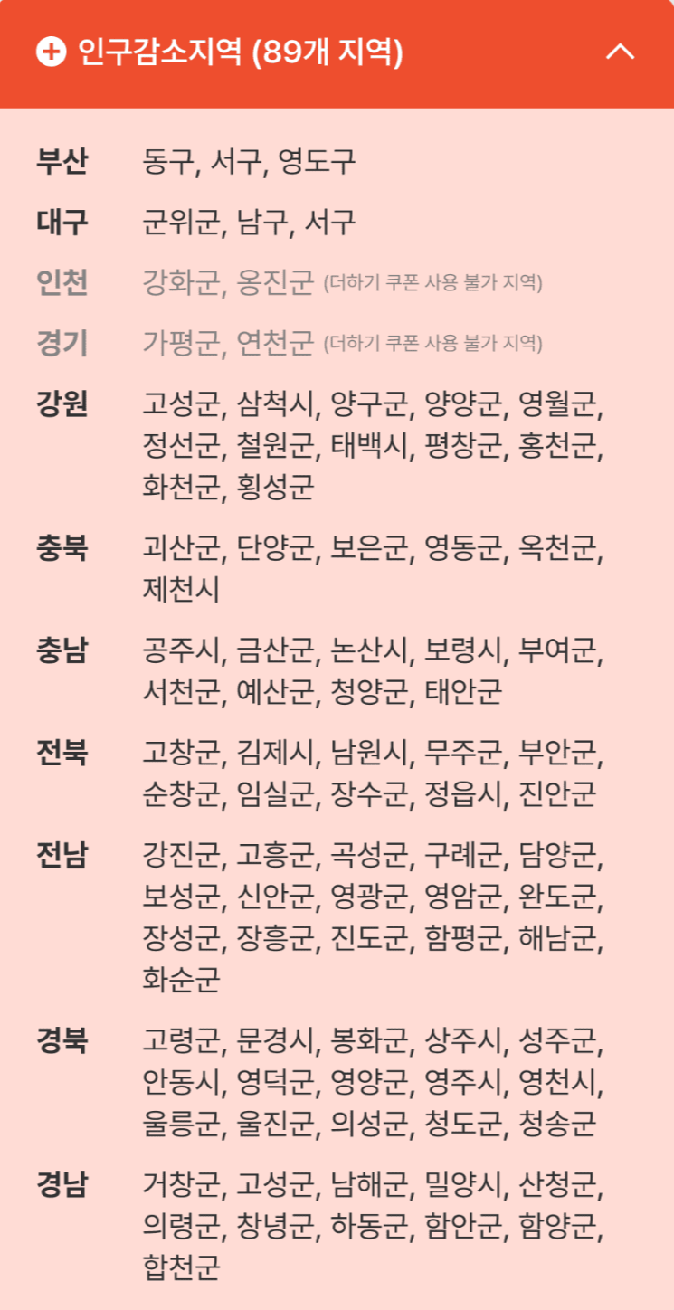 인구감소지역 숙소