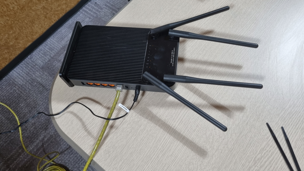  군산 오식도동 iptime a3004m ap 공유기 셋팅 네트워크 랜공사