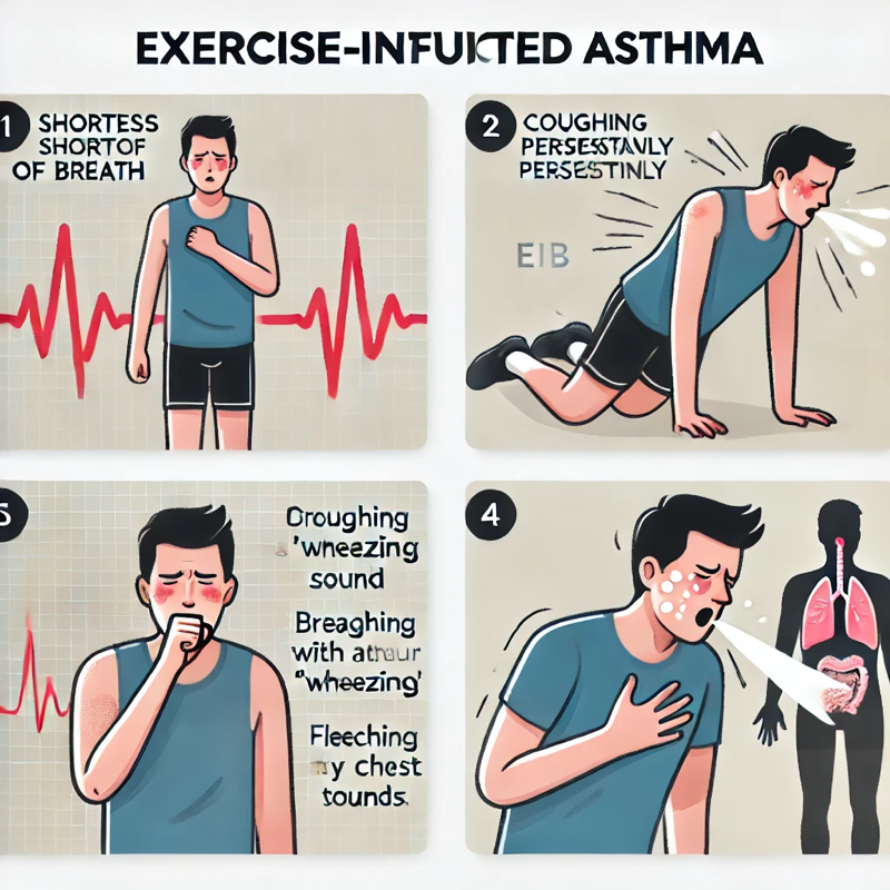 운동 유발성 천식, 주요 증상과 진단 방법 🏥