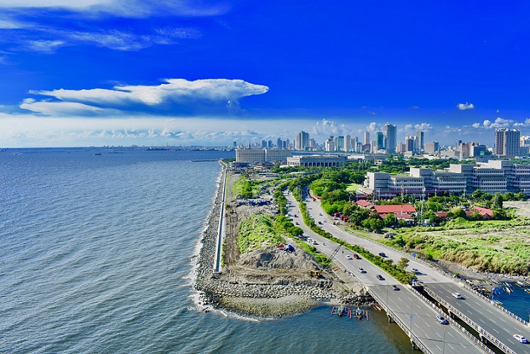 마닐라-도시-전경-도로