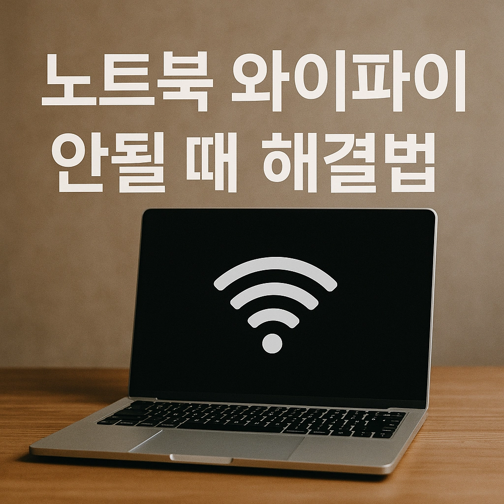 노트북 와이파이 안될 때 설정부터 드라이버까지 완벽 해결법