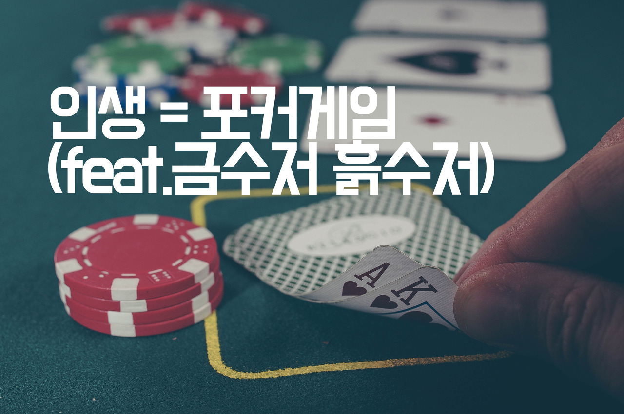  [자기계발] 인생 = 포커게임(feat.금수저 흙수저)
