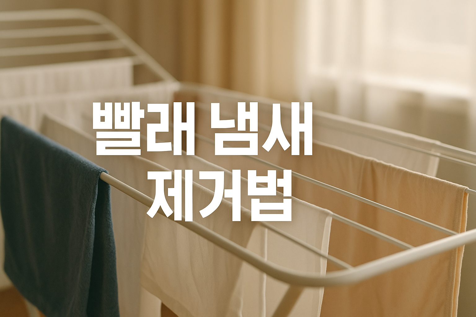 빨래 냄새 없애는 법 썸네일